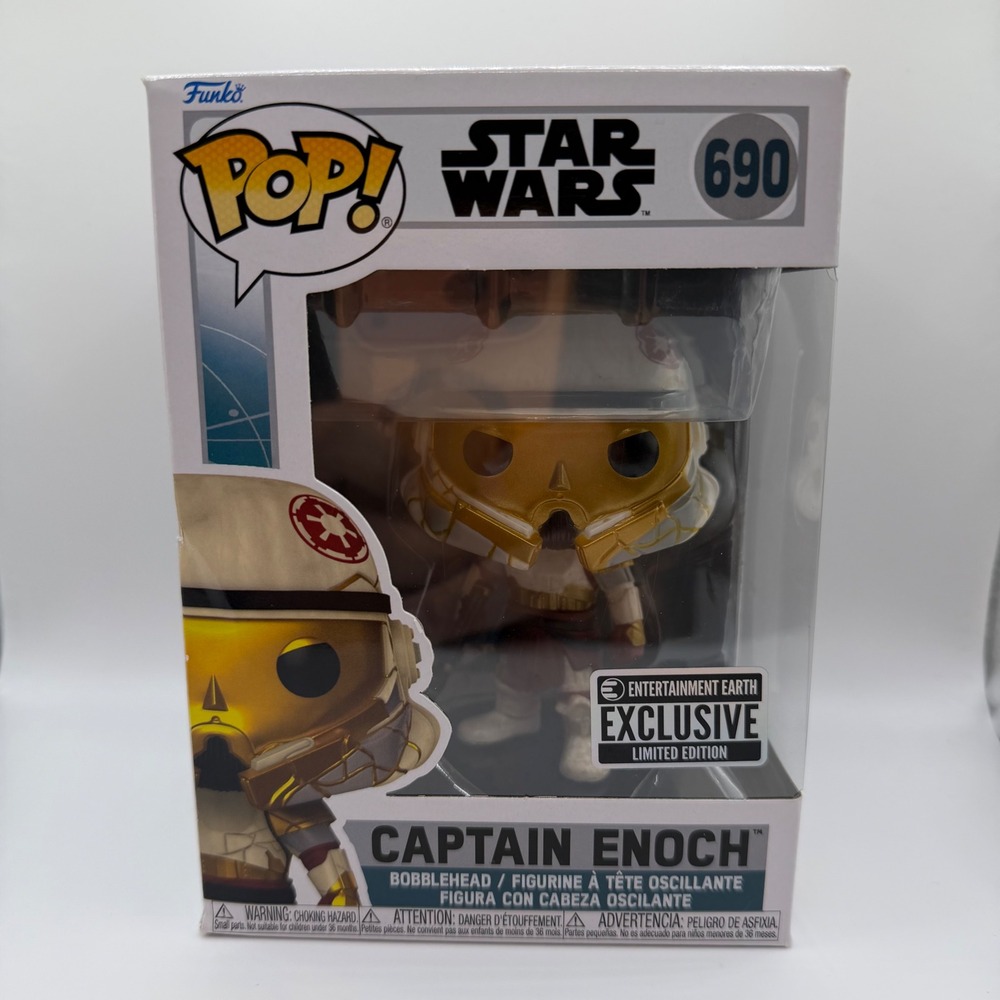 Funko‎ Pop Star Wars Ahsoka Captain Enoch 690 Entertainment Earth Exclusive New